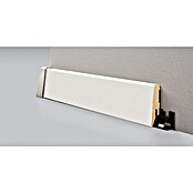 LOGOCLIC Sockelleiste K58 C Weiß matt (2,6 m x 18 mm x 58 mm, Gerade)