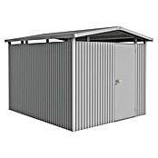 Biohort Gerätehaus Panorama (Silber Metallic, 3,18 x 2,73 m, Einzeltür)