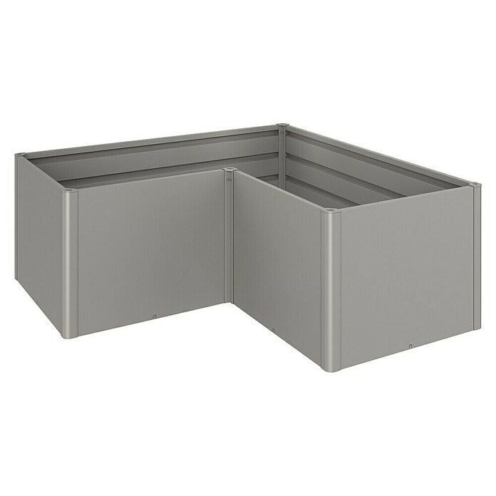 Biohort Hochbeet L (201 x 201 cm, Stahlblech, Quarzgrau Metallic)