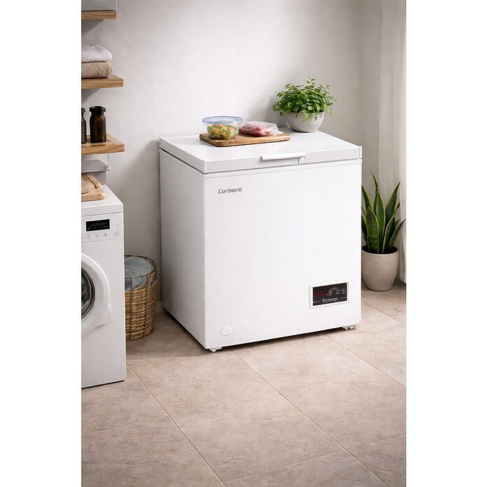 Corberó Congelador horizontal CCHH10024E (Contenido útil total: 98 l, 55 x 54,5 x 84,7 cm, Blanco) | BAUHAUS