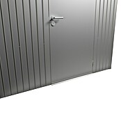 Biohort Gerätehaus (Silber Metallic, Einzeltür)
