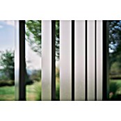 Biohort Lamellenpavillon Gr. 3,5 (B x T: 367,5 x 367,5 cm, Quarzgrau Metallic - Silber Metallic, Material Gestell: Stahl) | BAUHAUS