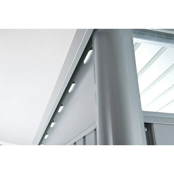 Biohort Gerätehaus (Quarzgrau Metallic, Doppeltür)