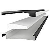 Biohort Lamellenpavillon Gr. 3,5 (B x T: 367,5 x 367,5 cm, Dunkelgrau Metallic - Silber Metallic, Material Gestell: Stahl) | BAUHAUS