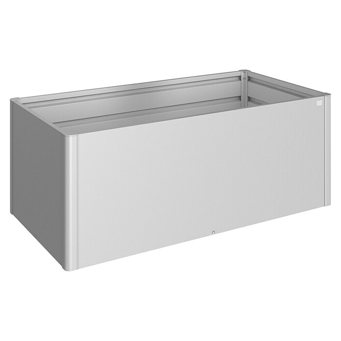Biohort Hochbeet 2 x 1 (102 x 201 x 77 cm, Stahl, Silber Metallic) | BAUHAUS