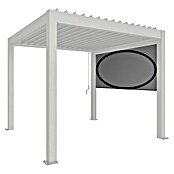 Biohort Sonnenschutz Rollo manuell (364 x 10 x 235 cm, Passend für Biohort Pergola Lamellenpavillon Gr. 4, Quarzgrau Metallic) | BAUHAUS
