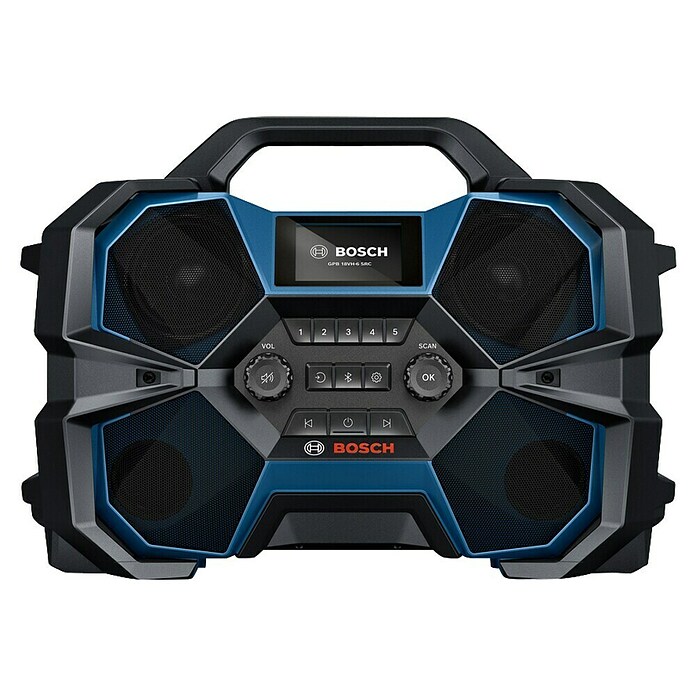 Bosch Professional AMPShare 18V Radio za gradilište na bateriju GPB 18VH-6 SRC  (18 V, 87,5 – 108 MHz (UKW/FM)) | BAUHAUS
