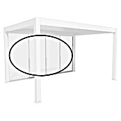 Biohort Schiebewand aus Glas (Passend für Biohort Pergola Lamellenpavillon Gr. 4, Weiß) | BAUHAUS