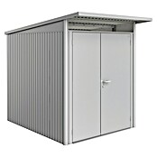 Biohort Gerätehaus (Silber Metallic, Doppeltür)