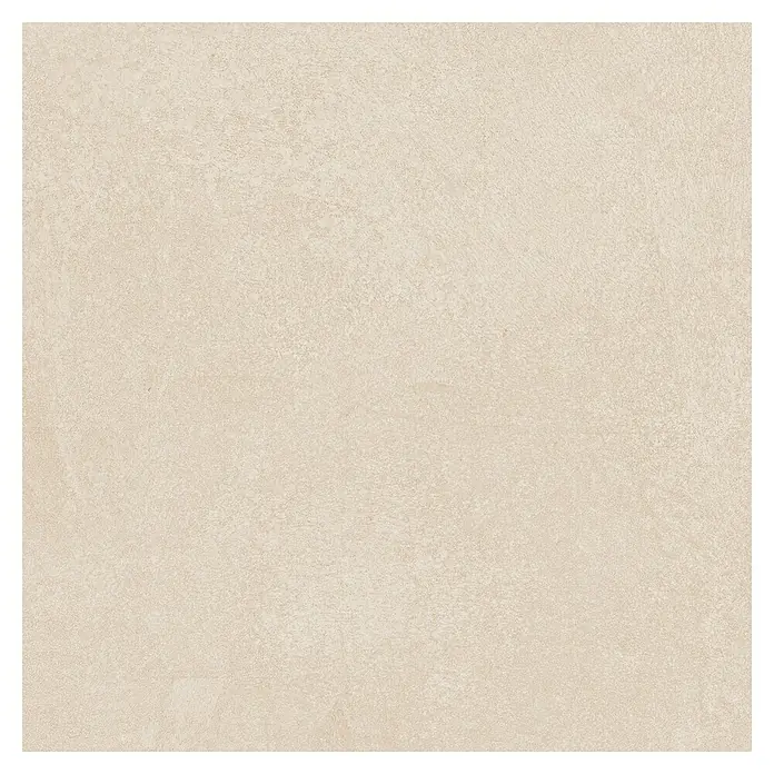 Atlas Concorde Solution Feinsteinzeugfliese Lexington - 60 x 60 cm, Lilium, Matt - Rechteckige hellbeige, strukturierte Oberflächenprobe.