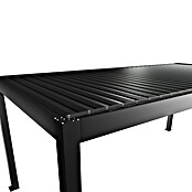 Biohort Pergola Lamellenpavillon Gr. 6 (B x T: 608 x 312 cm, Dunkelgrau Metallic, Material Gestell: Stahl) | BAUHAUS