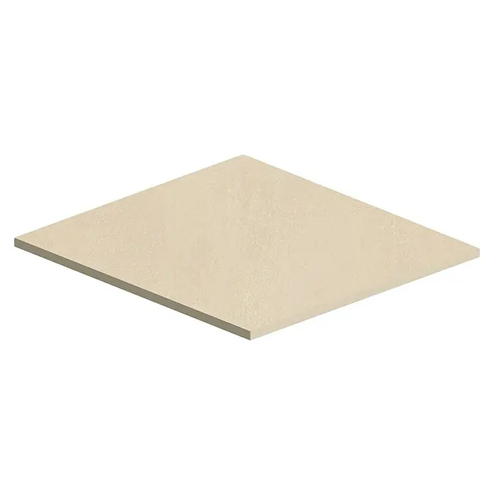 Atlas Concorde Solution Feinsteinzeugfliese Lexington - 60 x 60 cm, Gold, Matt - Hellbeige quadratische Fliese mit texturierter Oberfläche.