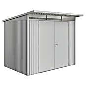 Biohort Gerätehaus (Silber Metallic, Doppeltür)