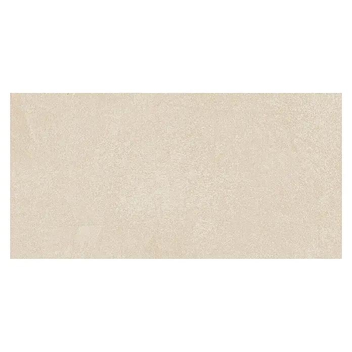 Atlas Concorde Solution Feinsteinzeugfliese Lexington - 30 x 60 cm, Lilium, Matt - Helle beige, fein strukturierte Oberfläche mit körniger, gesprenkelter Textur.