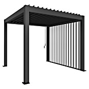 Biohort Seitenwand (Passend für Biohort Pergola Lamellenpavillon Gr. 4, Dunkelgrau Metallic) | BAUHAUS