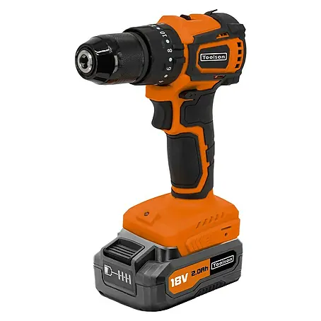 Toolson PRO Taladro atornillador percutor de batería BS 45