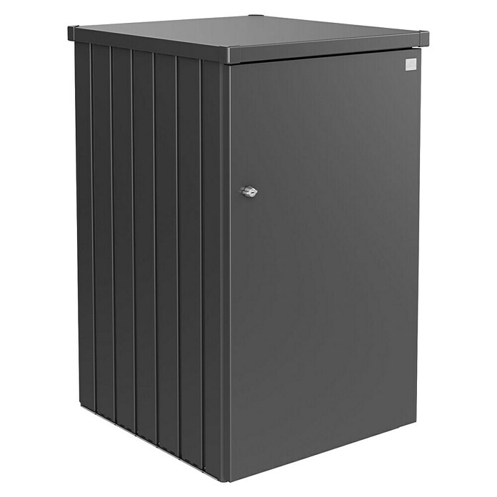 Biohort Mülltonnenbox Alex (L x B x H: 88 x 80 x 129 cm, Dunkelgrau Metallic) | BAUHAUS