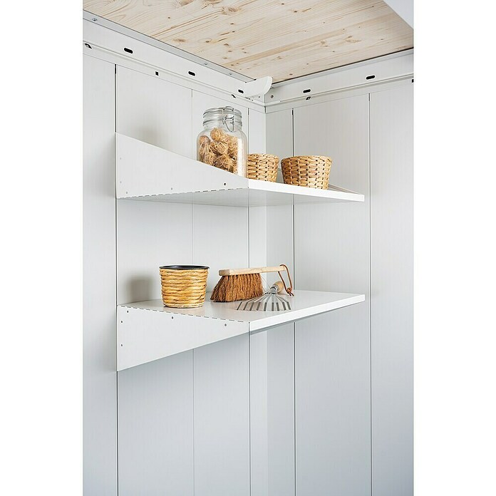 Biohort Regal-Set (44,5 x 56 x 17,3 cm, Passend für: Biohort Geätehaus NEO, 2 Stk.) | BAUHAUS