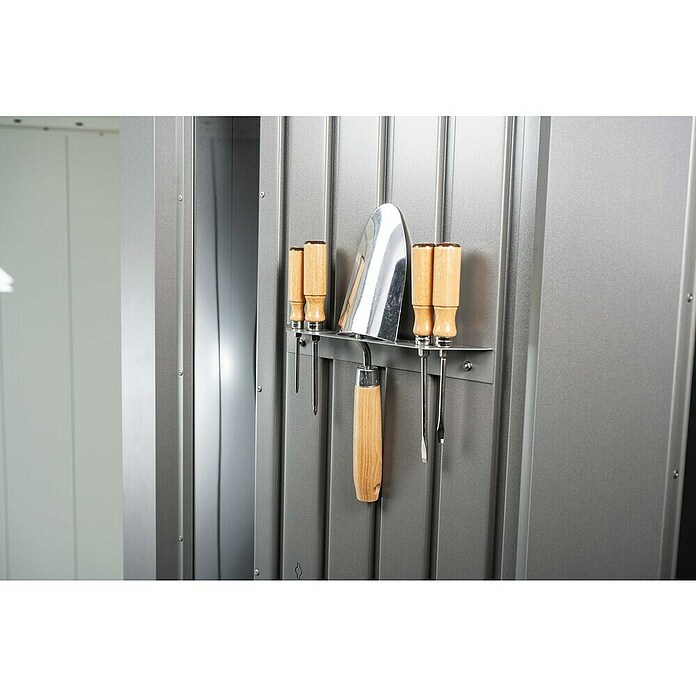 Biohort Neo Gerätehalter (2 Stk., Stahl, Quarzgrau Metallic) | BAUHAUS