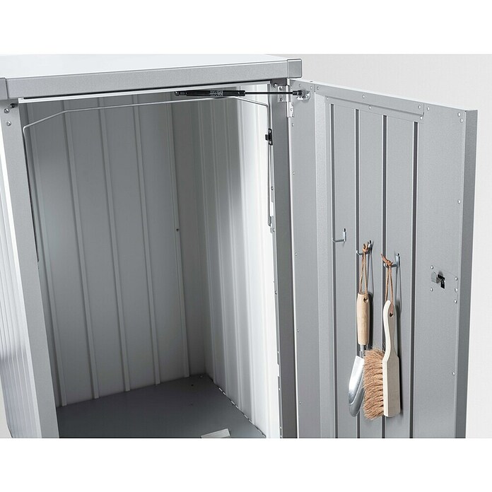 Biohort Mülltonnenbox Alex (L x B x H: 88 x 80 x 129 cm, Dunkelgrau Metallic) | BAUHAUS