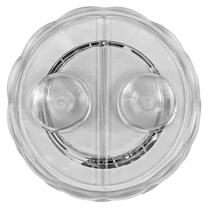 LED-Poolbeleuchtung - Durchmesser: 7 cm, Transparent, LED, RGB - Transparenter runder Kunststoffbehälter/Deckel mit zwei separaten Innenfächern.