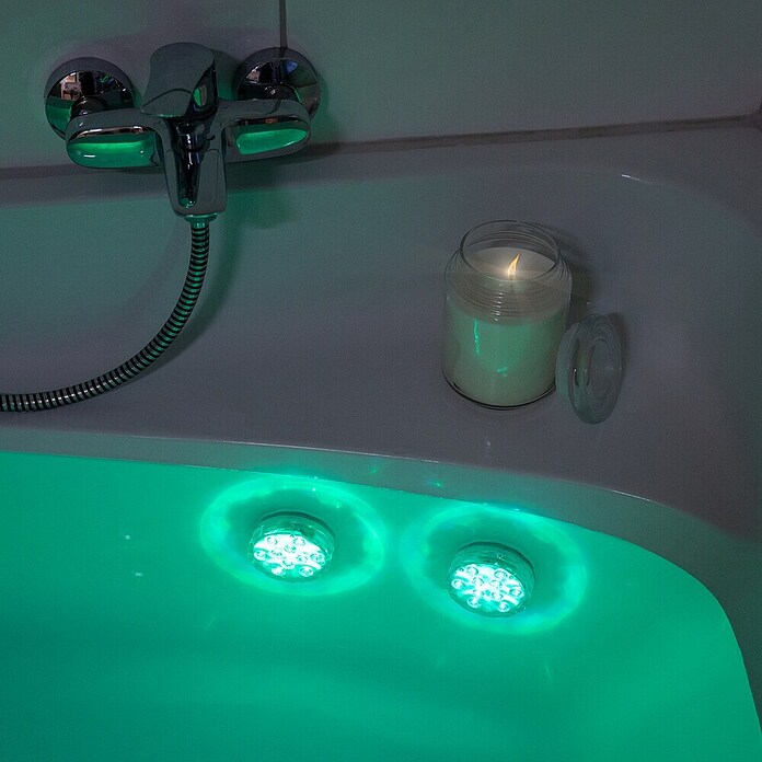 LED svetilka za bazen  (Premer: 7 cm, Brezbarvno, LED, RGB) | 3111 - Akkuleuchte dekorativ | CAJB - Outdoorleuchten Akku | CAJ - Outdoorleuchten | CA - Beleuchtung | C - Elektro | BAUHAUS