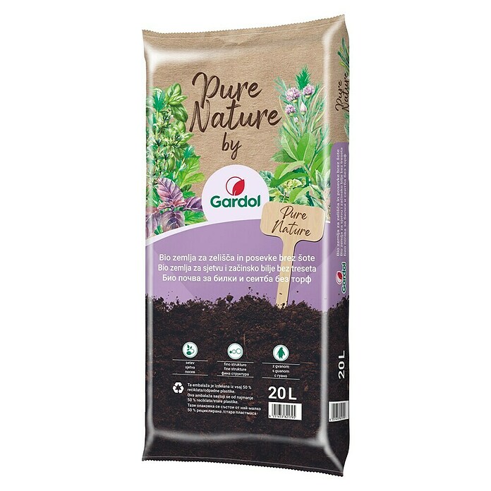 Gardol Pure Nature Bio zemlja za bilje i sjetvu  (20 l) | BAUHAUS