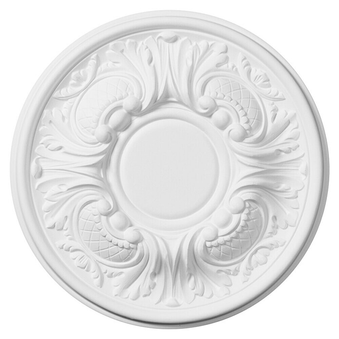 Nmc Decoflair Rosette M72 (Durchmesser: 30 cm, Hochverdichteter Polyurethanschaum (PU), Weiß) | BAUHAUS