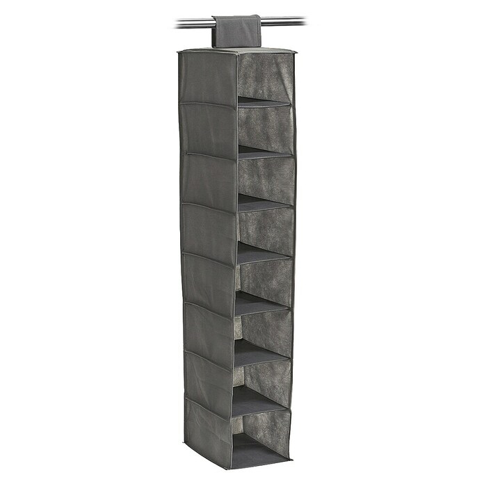 Zeller Present Hängeaufbewahrung (L x B x H: 18 x 30 x 105 cm, Grau, Vlies) | BAUHAUS