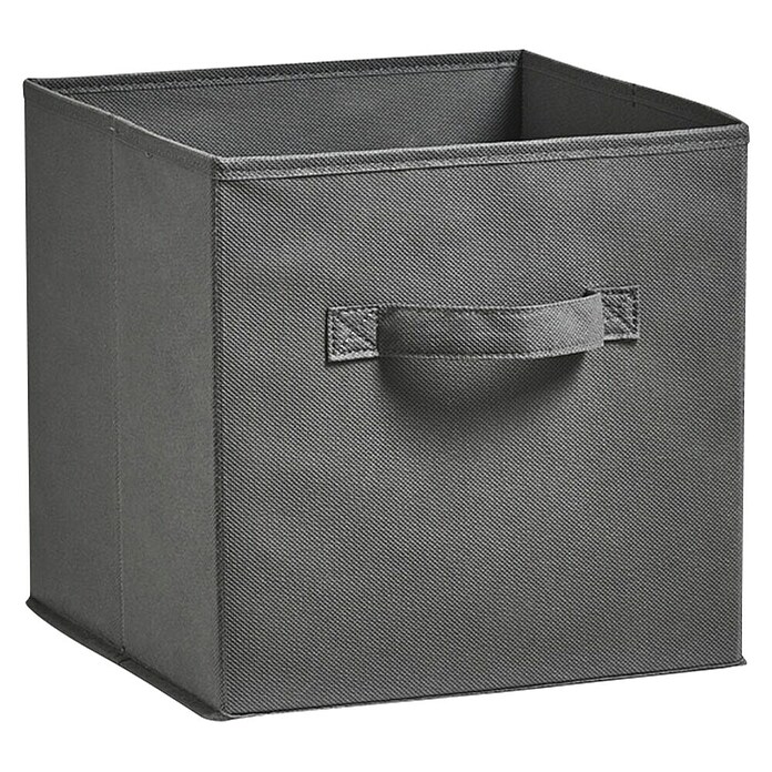 Zeller Present Aufbewahrungsbox (L x B x H: 26 x 26 x 26 cm, Vlies, Grau) | BAUHAUS
