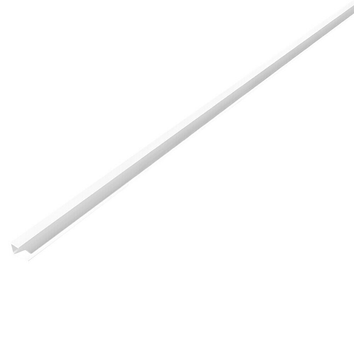 Knauf Einfassprofil (2,5 m x 12,5 mm, Weiß, PVC, Montageart: Klemmen)