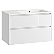 Mueble de lavabo Emma derecha (L x An x Al: 45 x 80 x 50 cm, Blanco Mate) | BAUHAUS