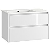 Mueble de lavabo Emma izquierda (L x An x Al: 45 x 80 x 50 cm, Blanco) | BAUHAUS
