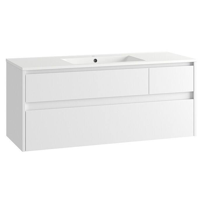 Mueble de lavabo Emma (L x An x Al: 45 x 120 x 50 cm, Blanco Mate) | BAUHAUS