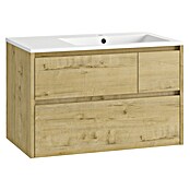 Mueble de lavabo Emma derecha (L x An x Al: 45 x 80 x 50 cm, Nogal) | BAUHAUS