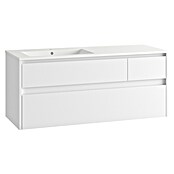Mueble de lavabo Emma izquierda (L x An x Al: 45 x 120 x 50 cm, Blanco Brillo) | BAUHAUS