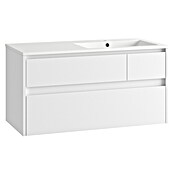 Mueble de lavabo Emma derecha (L x An x Al: 45 x 100 x 50 cm, Blanco Brillo) | BAUHAUS