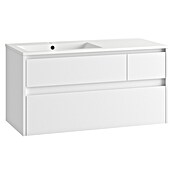 Mueble de lavabo Emma izquierda (L x An x Al: 45 x 100 x 50 cm, Blanco Brillo) | BAUHAUS