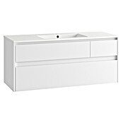 Mueble de lavabo Emma (L x An x Al: 45 x 120 x 50 cm, Blanco Brillo) | BAUHAUS