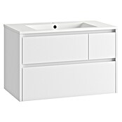 Mueble de lavabo Emma (L x An x Al: 45 x 80 x 50 cm, Blanco Brillo) | BAUHAUS