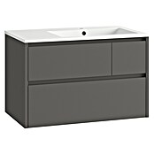 Mueble de lavabo Emma derecha (L x An x Al: 45 x 80 x 50 cm, Gris) | BAUHAUS