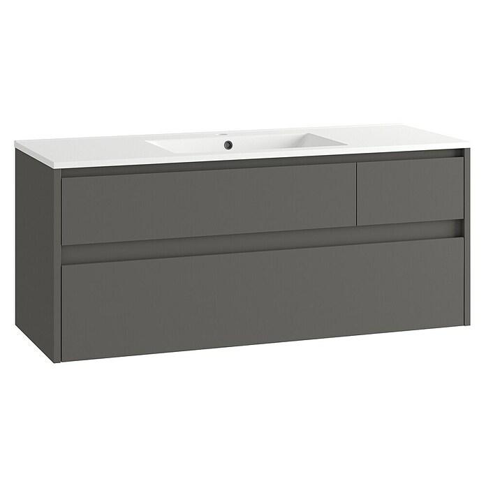 Mueble de lavabo Emma (L x An x Al: 45 x 120 x 50 cm, Gris) | BAUHAUS