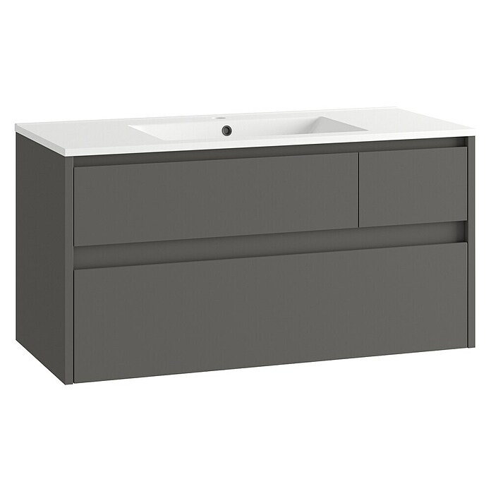 Mueble de lavabo Emma (L x An x Al: 45 x 100 x 50 cm, Gris) | BAUHAUS