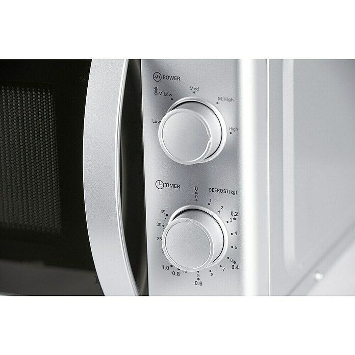 Respekta Einbau-Mikrowelle Palmina MW700 (Max. Leistung: 700 W, 20 l, Silber) | BAUHAUS