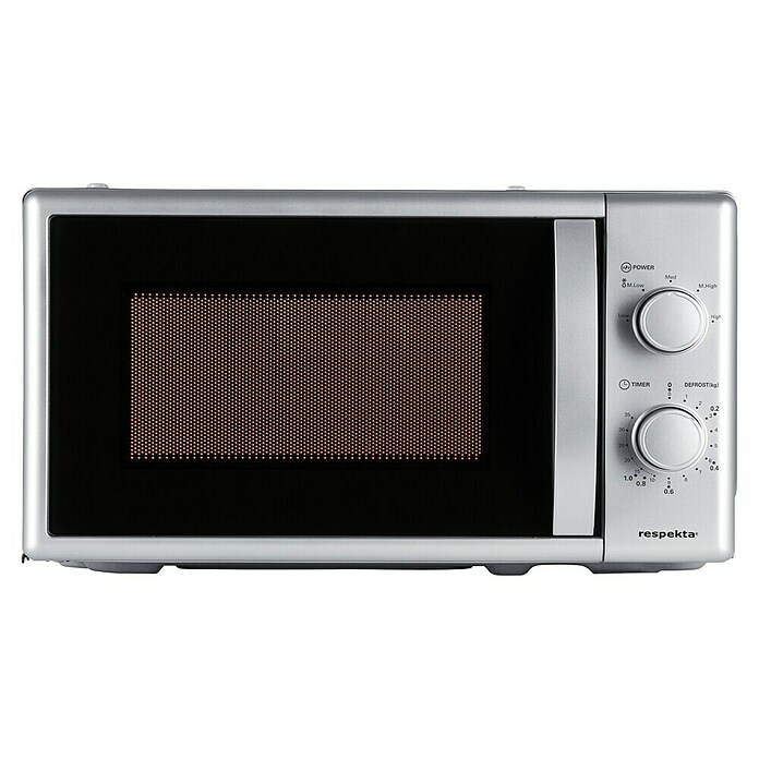 Respekta Einbau-Mikrowelle Palmina MW700 (Max. Leistung: 700 W, 20 l, Silber) | BAUHAUS