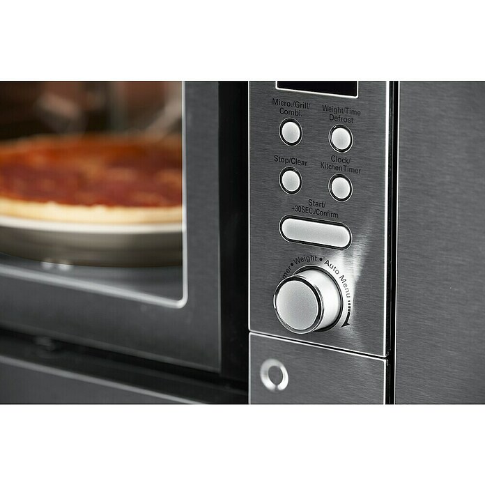 Respekta Einbau-Mikrowelle Nadia MW800 (Max. Leistung: 800 W, 20 l, Silber) | BAUHAUS