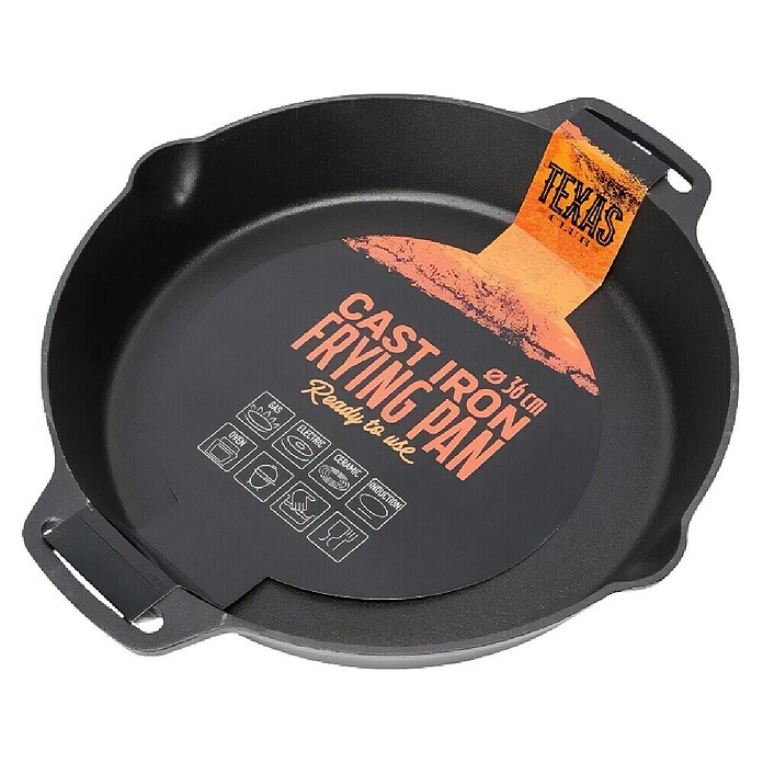 Texas Club Ponev  (Premer: 36 cm, Lito železo) | 8315 - Grill-Zubehör Marke | ICGB - Grillzubehör | ICG - Grillgeräte / Grillzubehör | IC - Freizeit im Garten | I - Stadtgarten | BAUHAUS