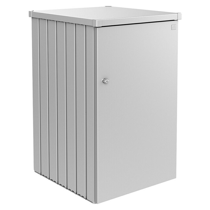 Biohort Mülltonnenbox Alex (L x B x H: 88 x 80 x 129 cm, Silber Metallic) | BAUHAUS
