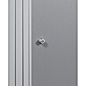 Biohort Mülltonnenbox Alex (L x B x H: 88 x 80 x 129 cm, Silber Metallic) | BAUHAUS