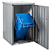 Biohort Mülltonnenbox Alex (L x B x H: 88 x 80 x 129 cm, Silber Metallic) | BAUHAUS